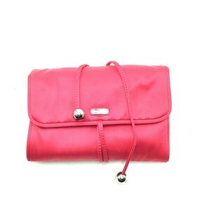 Coach Pink Satin Jewelry Holder